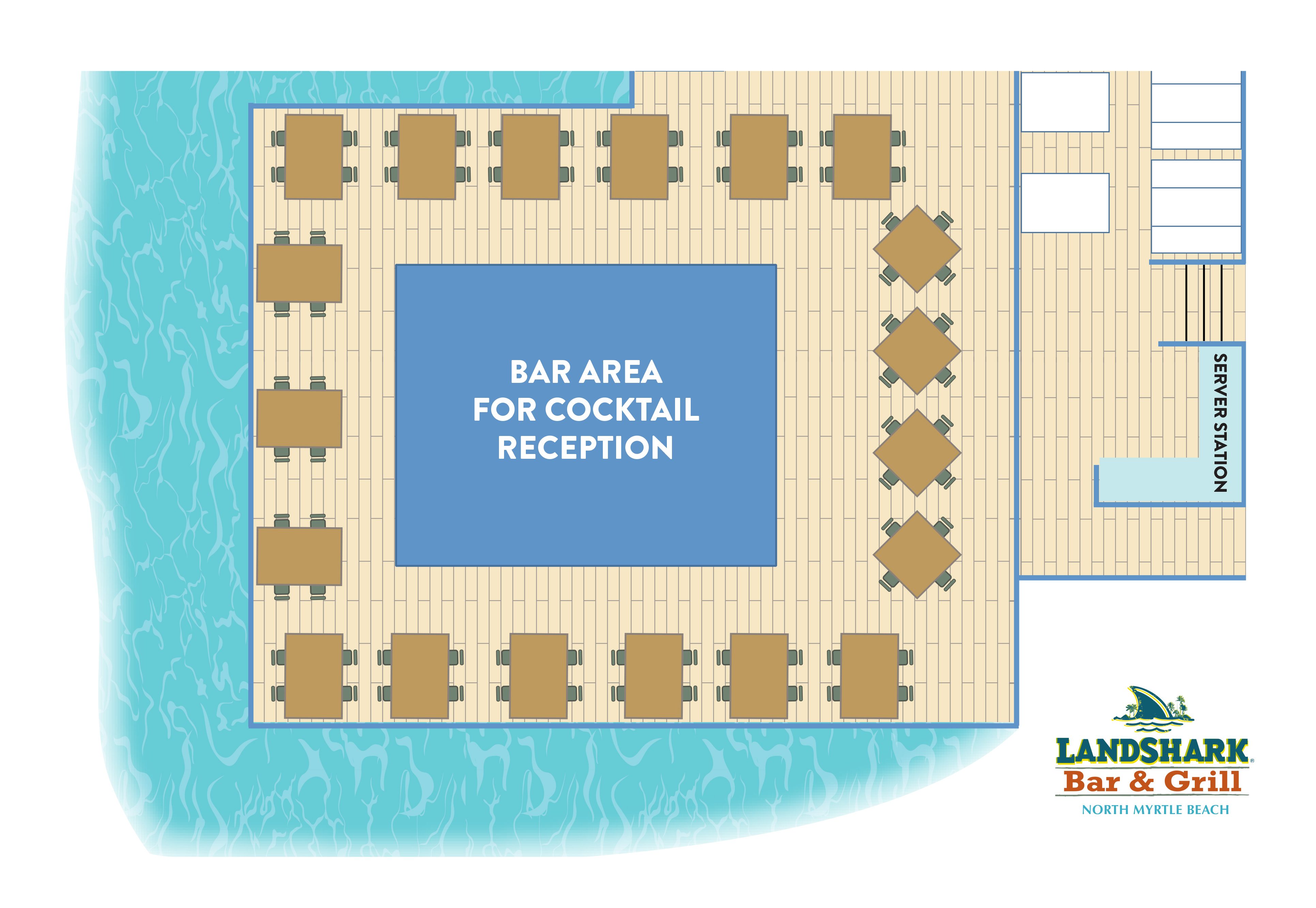 A image with a floor plan for bar area of the property. Visually impaired customers please call for assistance.